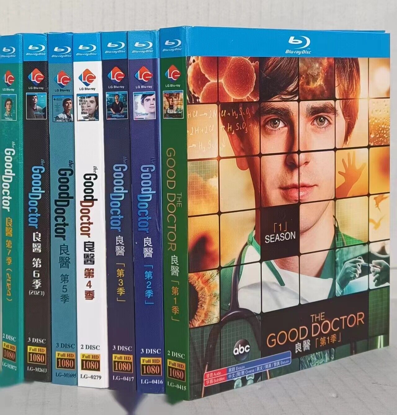 The Good Doctor: Season 1-7 18-Disc All RegionPlay 1080P Seal Box NEW Blu-ray
