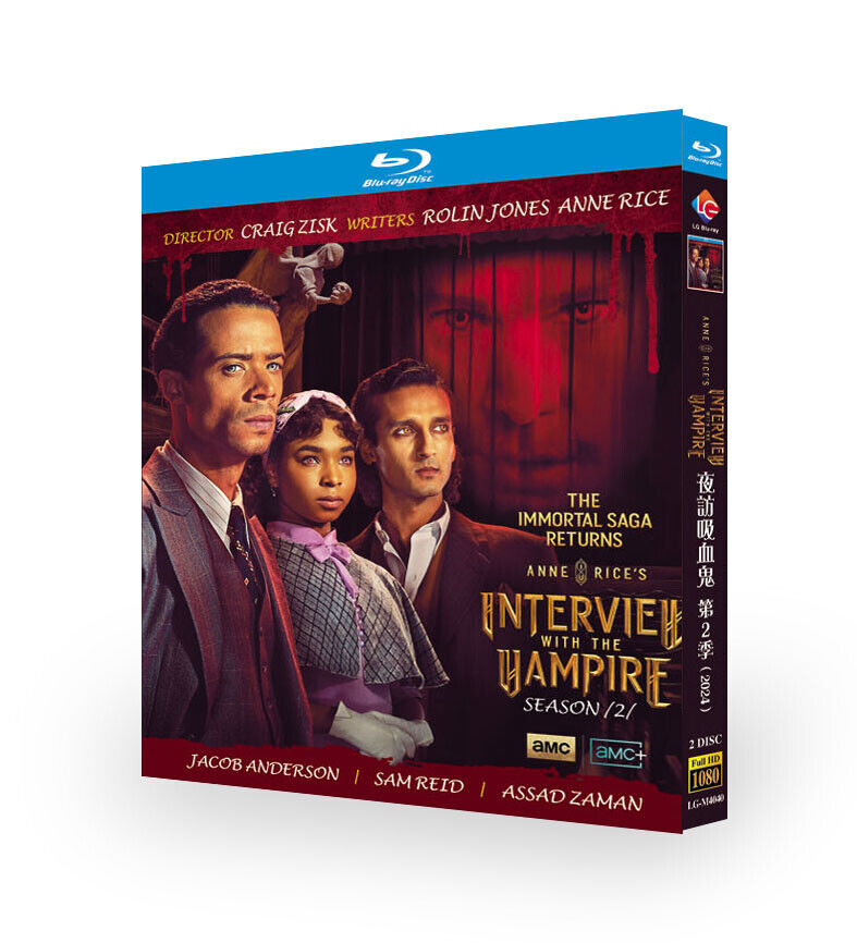 Interview with the Vampire: Season 2 2024 2-Disc All RegionPlay 1080P Seal Box NEW Blu-ray