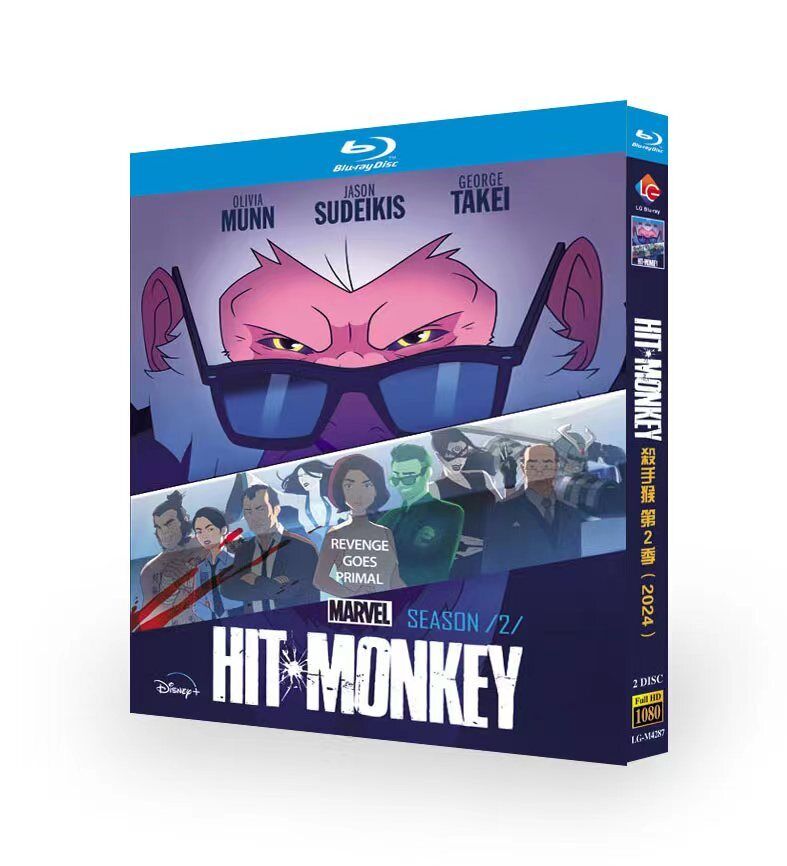 Hit Monkey:Season 2 (2024) 2-Disc All RegionPlay Seal Box NEW Blu-ray