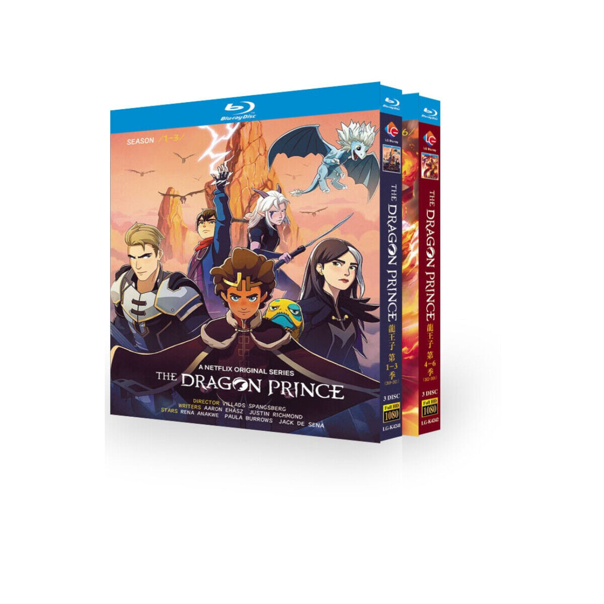 The Dragon Prince: Season 1-6 6-Disc All RegionPlay 1080P Seal Box NEW Blu-ray