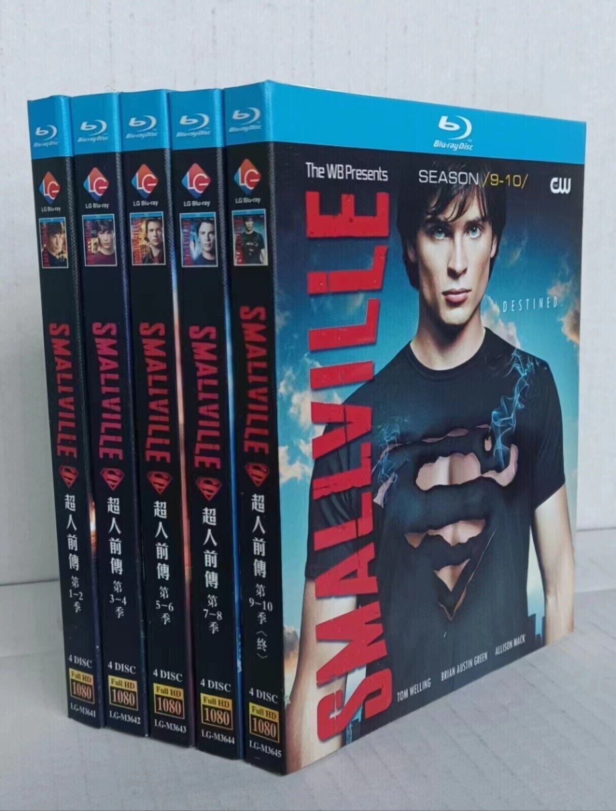 Smallville: Season 1-10 20 Disc All RegionPlay 1080P Seal Box NEW Blu-ray
