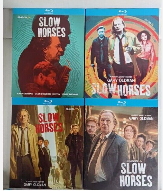 Slow Horses Season 1-4 8-Disc All RegionPlay 1080P Seal Box NEW Blu-ray