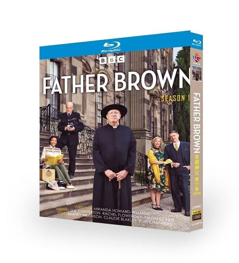 Father Brown: Season 11 2024 2-Disc All RegionPlay 1080P Seal Box NEW Blu-ray