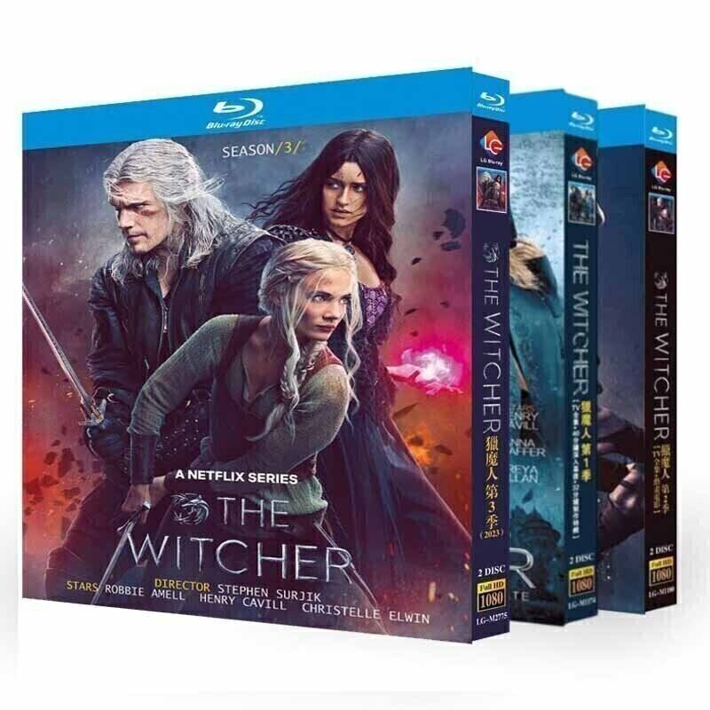 The Witcher: The Complete Season 1-3 6-Disc All RegionPlay 1080P Seal Box NEW Blu-ray