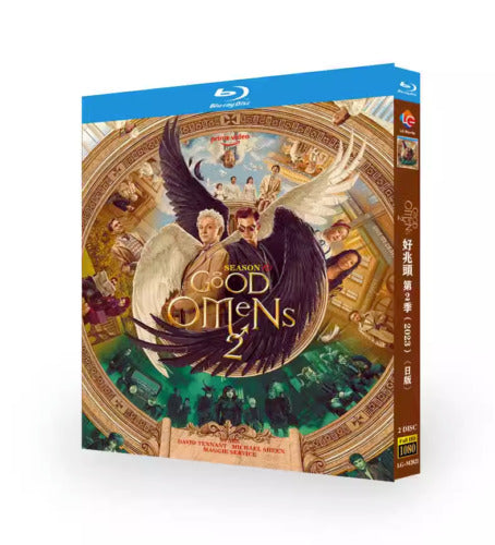 Good Omens: Season 2 2023 2-Disc All RegionPlay 1080P Seal Box NEW Blu-ray