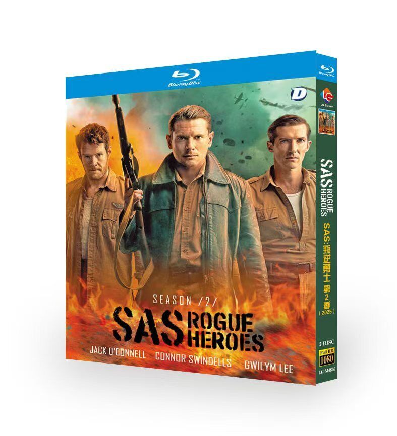 SAS: Rogue Heroes Season 2 (2025) 2-Disc All RegionPlay Seal Box NEW Blu-ray