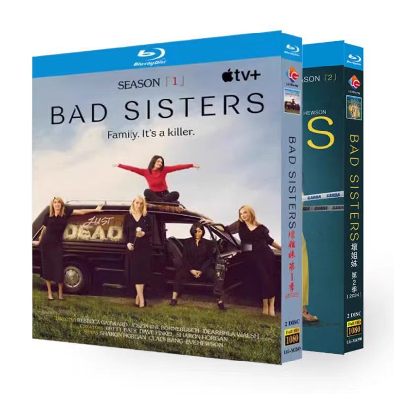 Bad Sisters Season 1-2 : 2024 4-Disc All RegionPlay 1080P Seal Box NEW Blu-ray