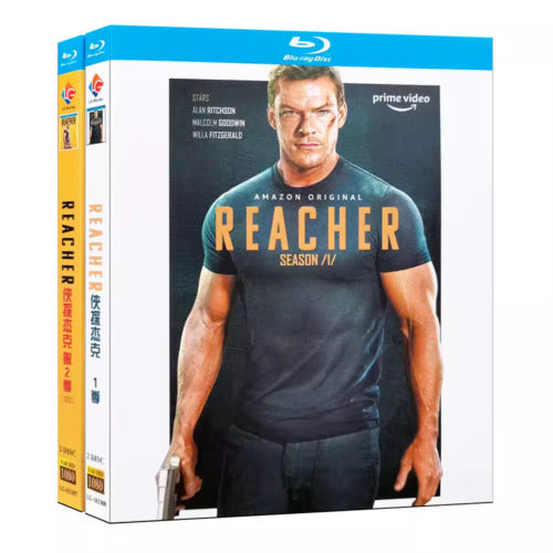 Reacher: Season 1-2 4-Disc All RegionPlay 1080P Seal Box NEW Blu-ray