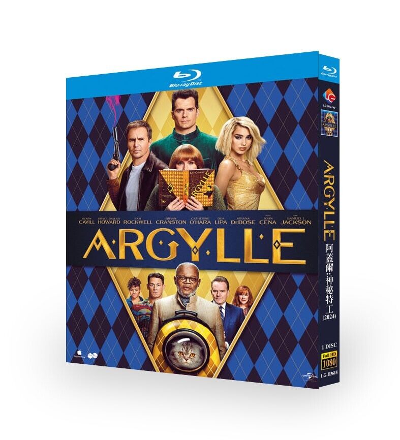 Argylle:2024 1-Disc All RegionPlay Seal Box NEW Blu-ray