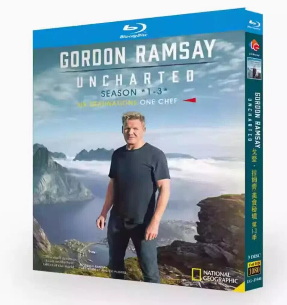 Gordon Ramsay's Home Cooking Season 1-3 3-Disc All RegionPlay 1080P Seal Box NEW Blu-ray