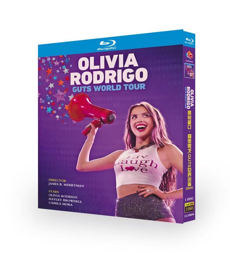 Olivia Rodrigo: GUTS (2024) 1-Disc e s - All RegionPlay 1080P Seal Box NEW Blu-ray