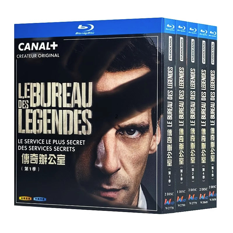 Le Bureau des légendes Season 1-5 (2020) 9-Disc All RegionPlay 1080P Seal Box NEW Blu-ray