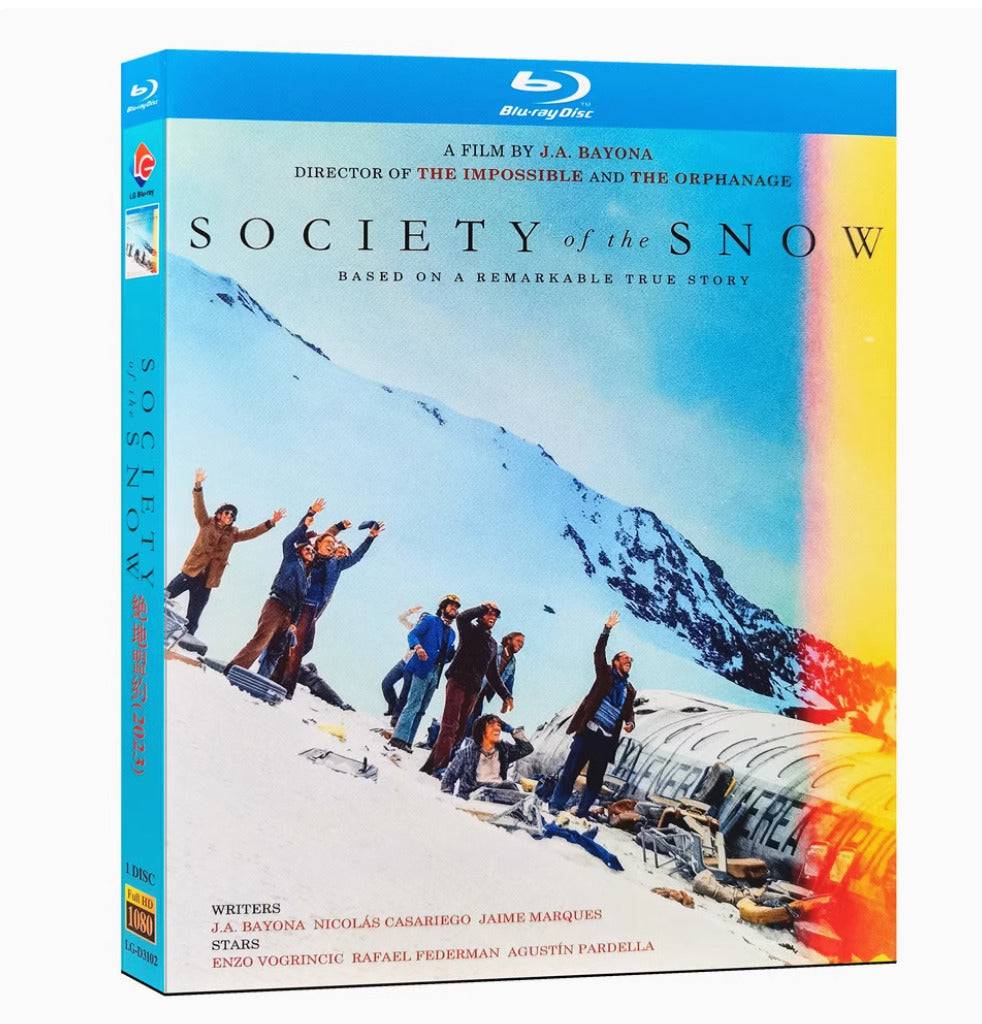 Society of the Snow 1-Disc All RegionPlay 1080P Seal Box NEW Blu-ray