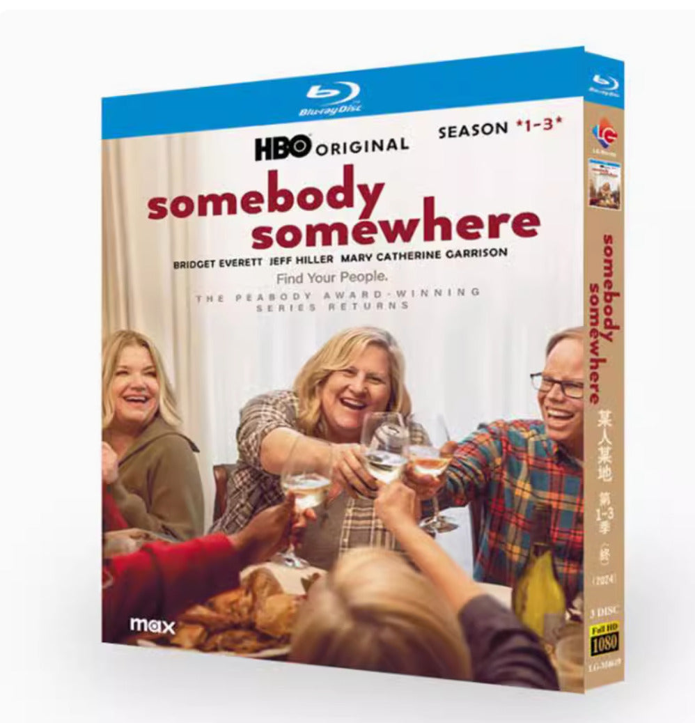 Somebody Somewhere Season 1-3 3-Disc All RegionPlay 1080P Seal Box NEW Blu-ray