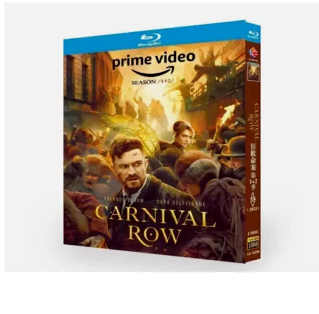 Carnival Row Season 1-2 2-Disc All RegionPlay 1080P Seal Box NEW Blu-ray