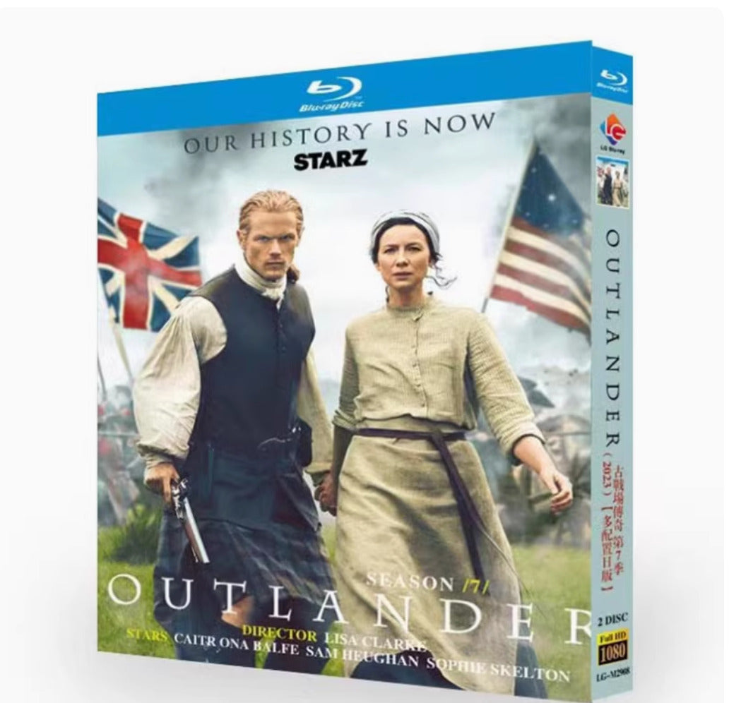 Outlander Season 7 upper part (2023) 2-Disc All RegionPlay 1080P Seal Box NEW Blu-ray