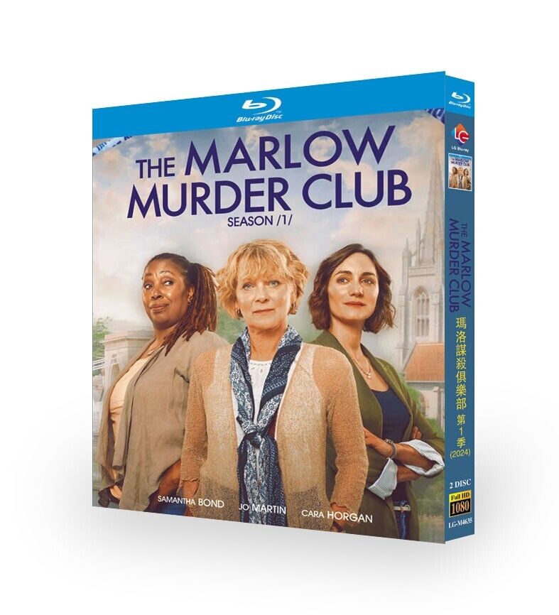 2-Disc The Marlow Murder Club Season 1 (2024) All RegionPlay 1080P Seal Box NEW Blu-ray