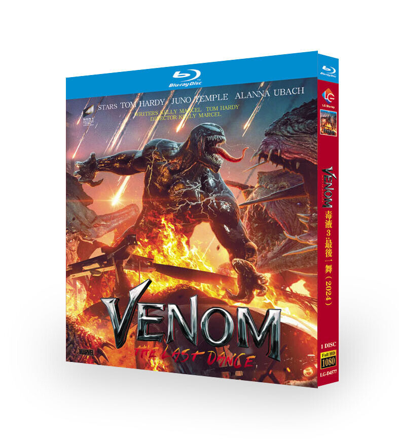 Venom: The Last Dance（2024): 1-Disc All RegionPlay 1080P Seal Box NEW Blu-ray