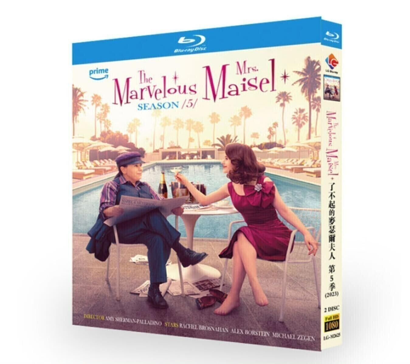 The Marvelous Mrs. Maisel: Season 5 2-Disc All RegionPlay Seal Box NEW Blu-ray