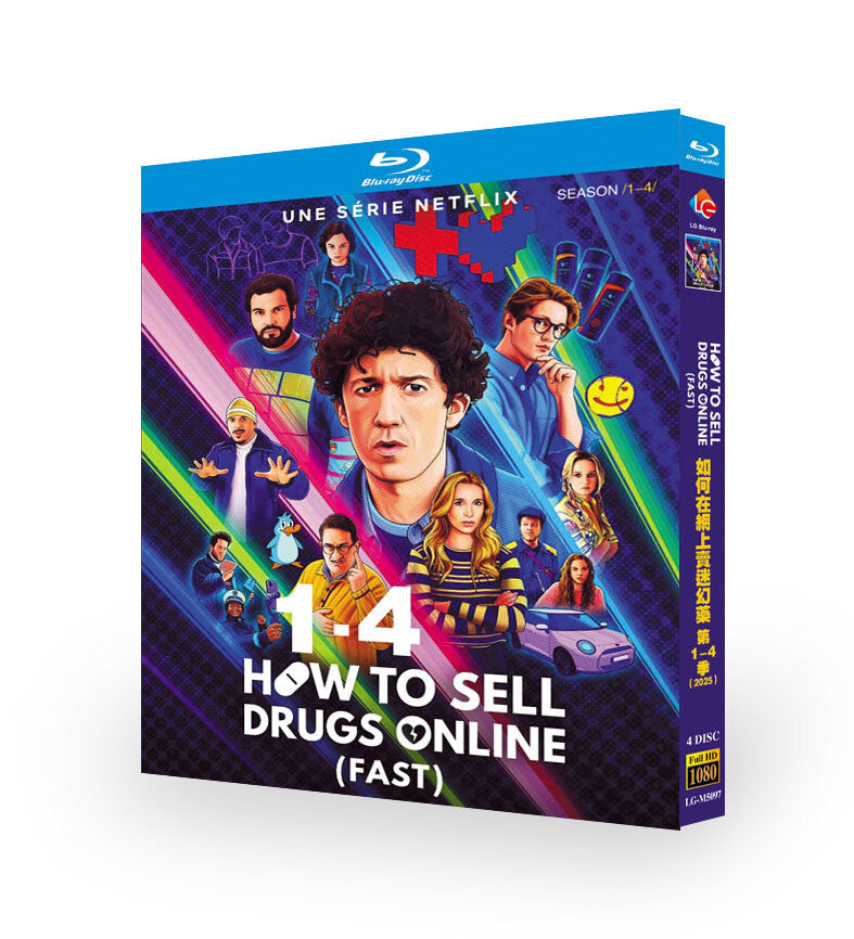 How to Sell Drugs Online (Fast) Season (1-4) 4-Disc All RegionPlay Seal Box NEW Blu-ray