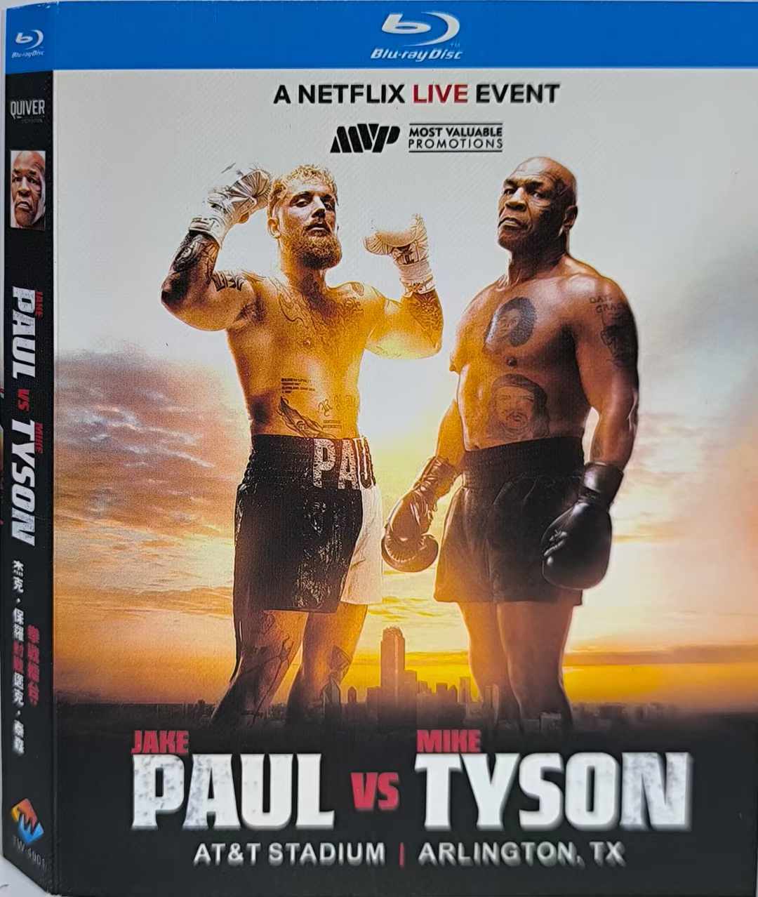 Jake Paul vs. Mike Tyson:2024 1-Disc All RegionPlay Seal Box NEW Blu-ray