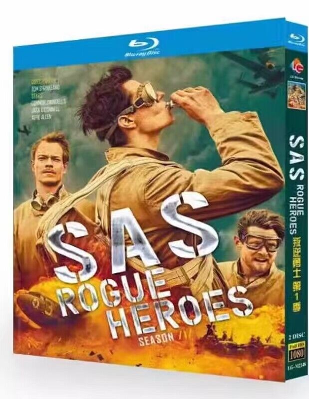 SAS: Rogue Heroes Season 1 (2022) 2-Disc All RegionPlay Seal Box NEW Blu-ray
