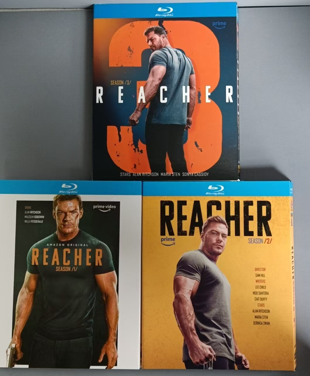 Reacher Season (1-3) 6-Disc All RegionPlay Seal Box NEW Blu-ray