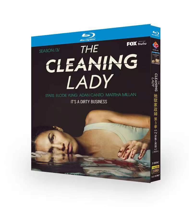 The Cleaning Lady:Season 3 3-Disc All RegionPlay Seal Box NEW Blu-ray