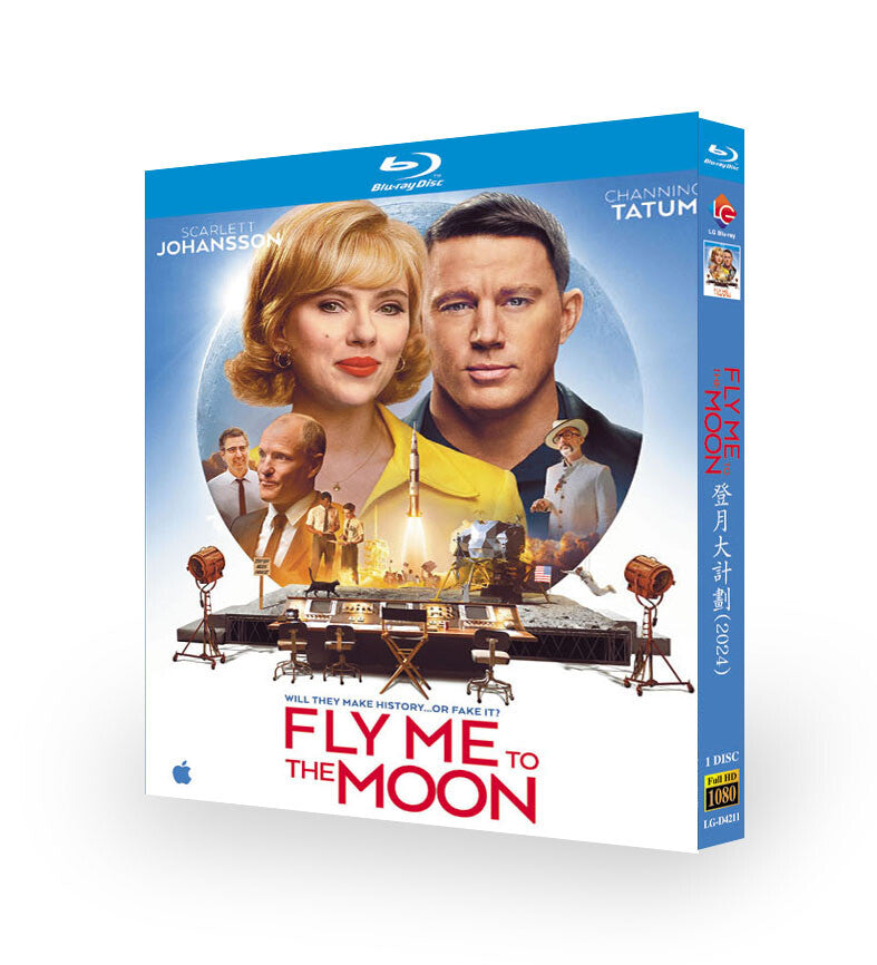Fly Me To The Moon:2024 1-Disc All RegionPlay Seal Box NEW Blu-ray
