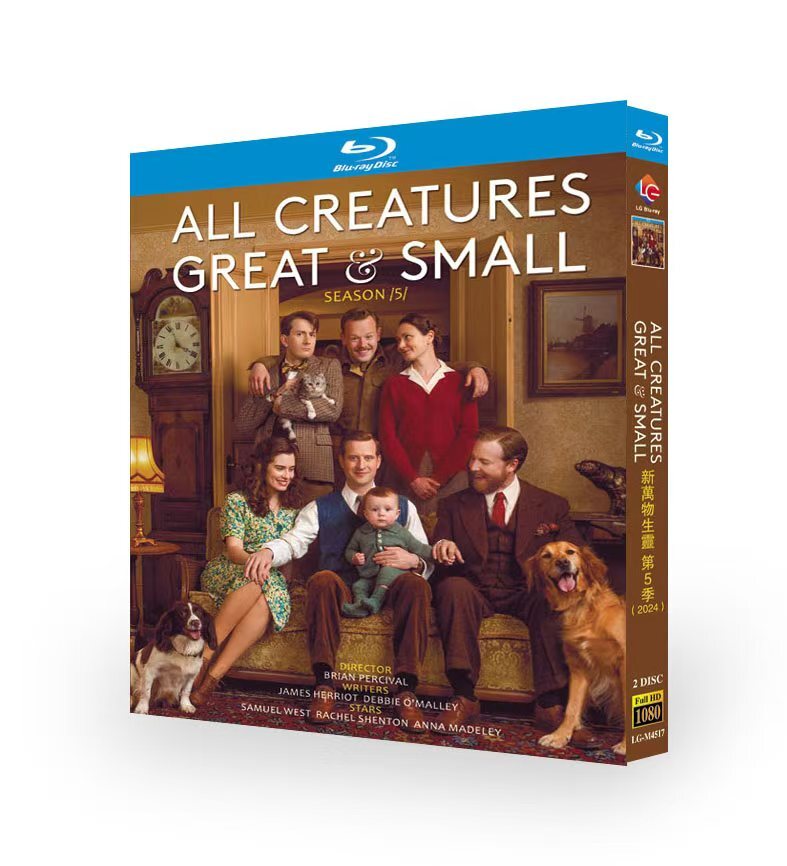 All Creatures Great and Small Season 5:2-Disc All RegionPlay Seal Box NEW Blu-ray