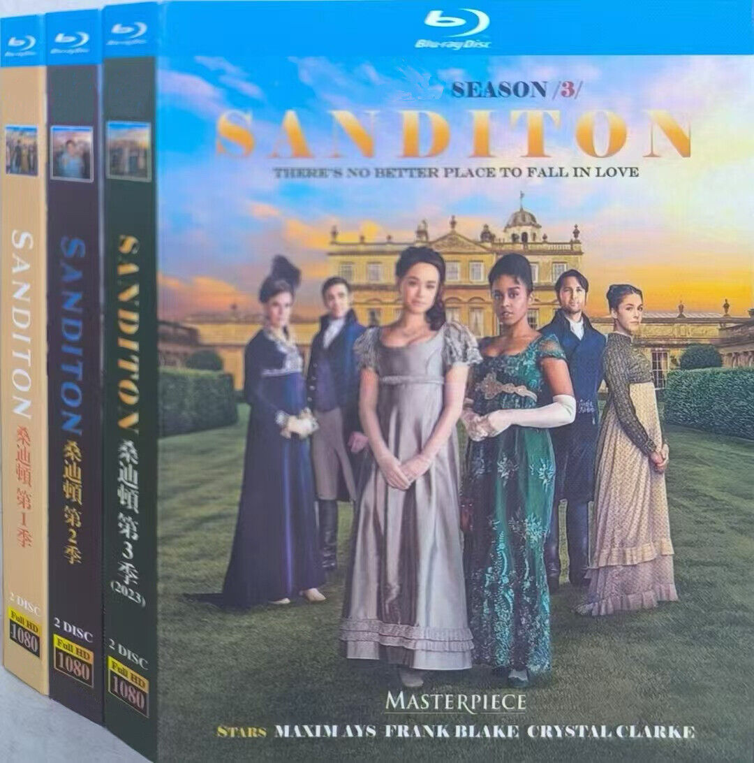 Sanditon Season (1-3): 6-Disc All RegionPlay Seal Box NEW Blu-ray
