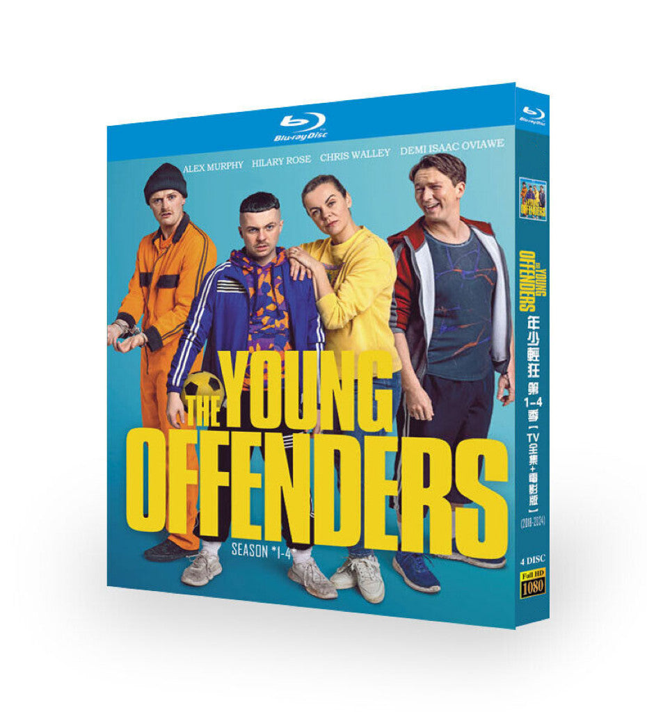 The Young Offenders：Season (1-4) 4-Disc All RegionPlay Seal Box NEW Blu-ray