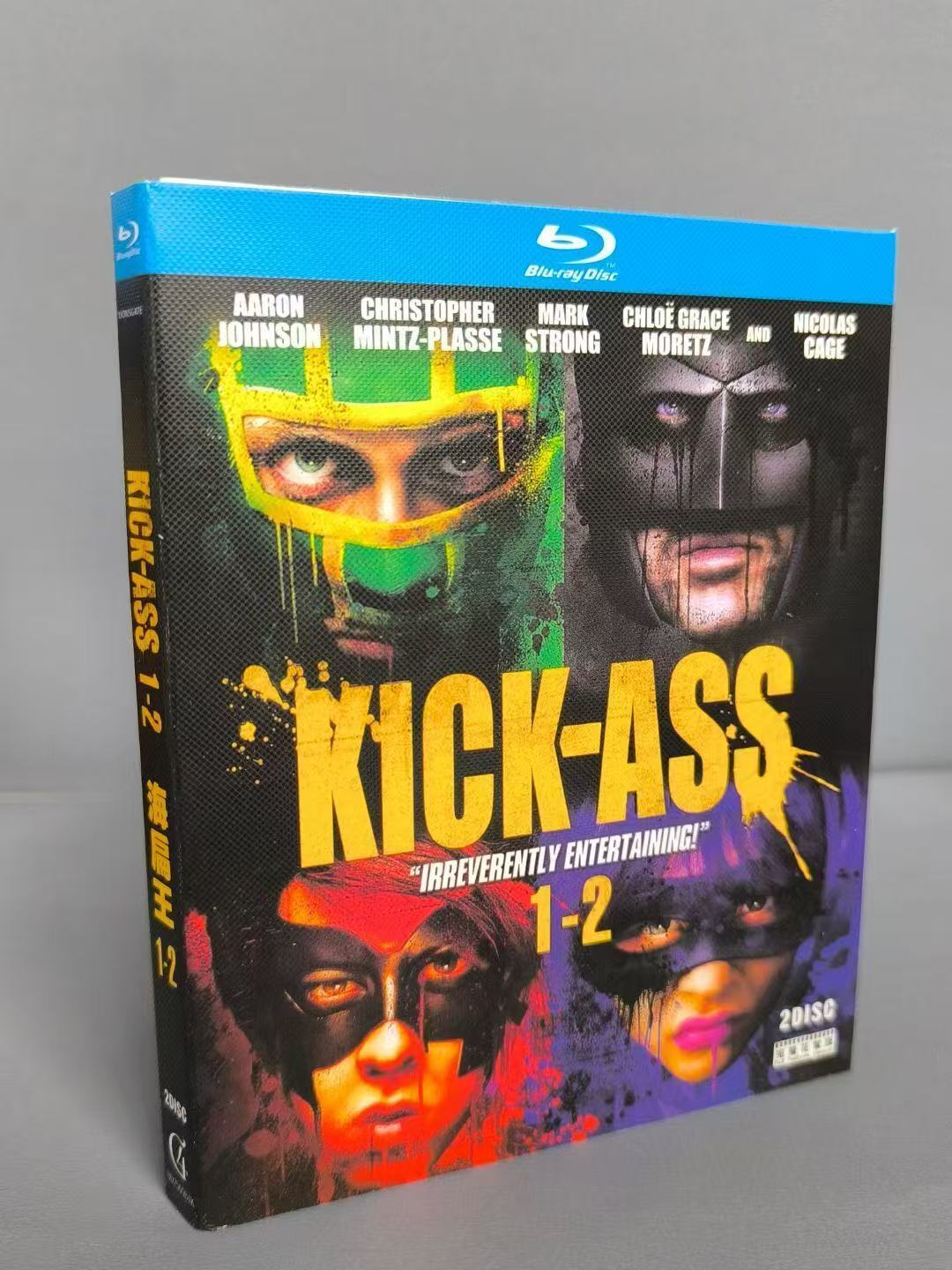 Kick-Ass 1&2: 2-Disc All RegionPlay Seal Box NEW Blu-ray