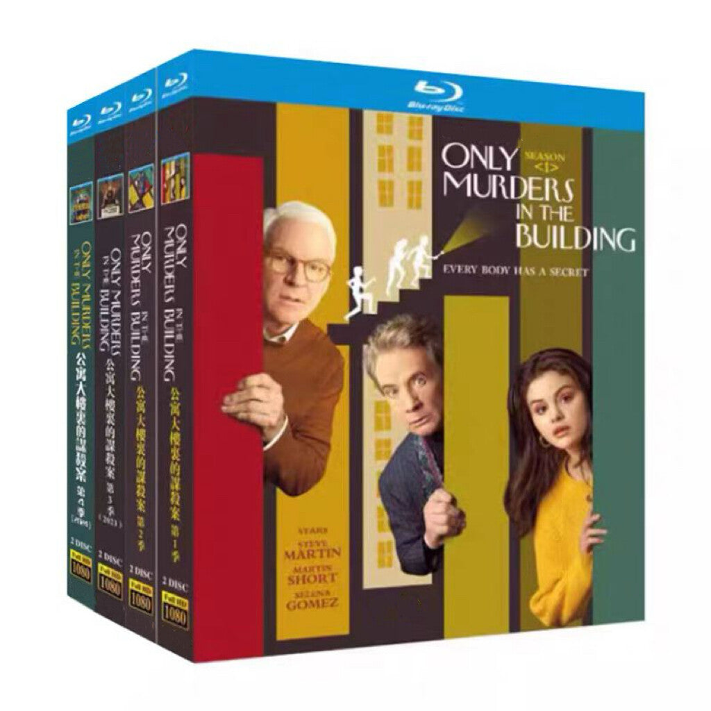 Only Murders in the Building Season 1-4: 8-Disc All RegionPlay Seal Box NEW Blu-ray