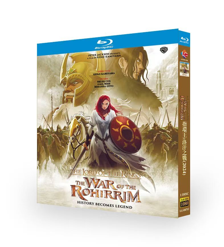 The Lord of the Rings: The War of the Rohirrim:2024 1-Disc All RegionPlay Seal Box NEW Blu-ray