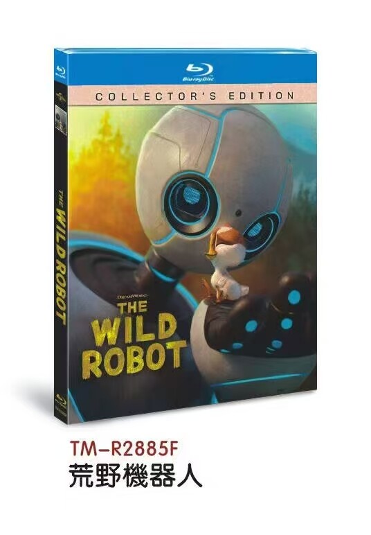The Wild Robot (2024) 1-Disc All RegionPlay Seal Box NEW Blu-ray
