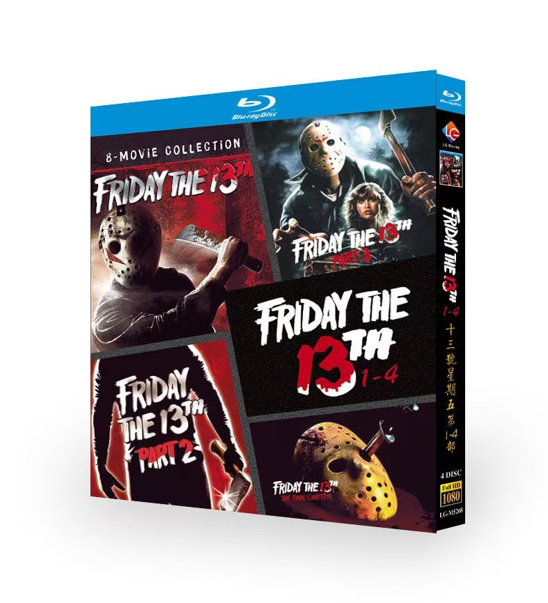 Friday the 13th (1-12) 12-Disc All RegionPlay Seal Box NEW Blu-ray