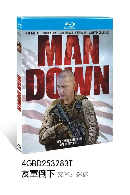 Man Down (2015) 1-Disc All RegionPlay Seal Box NEW Blu-ray