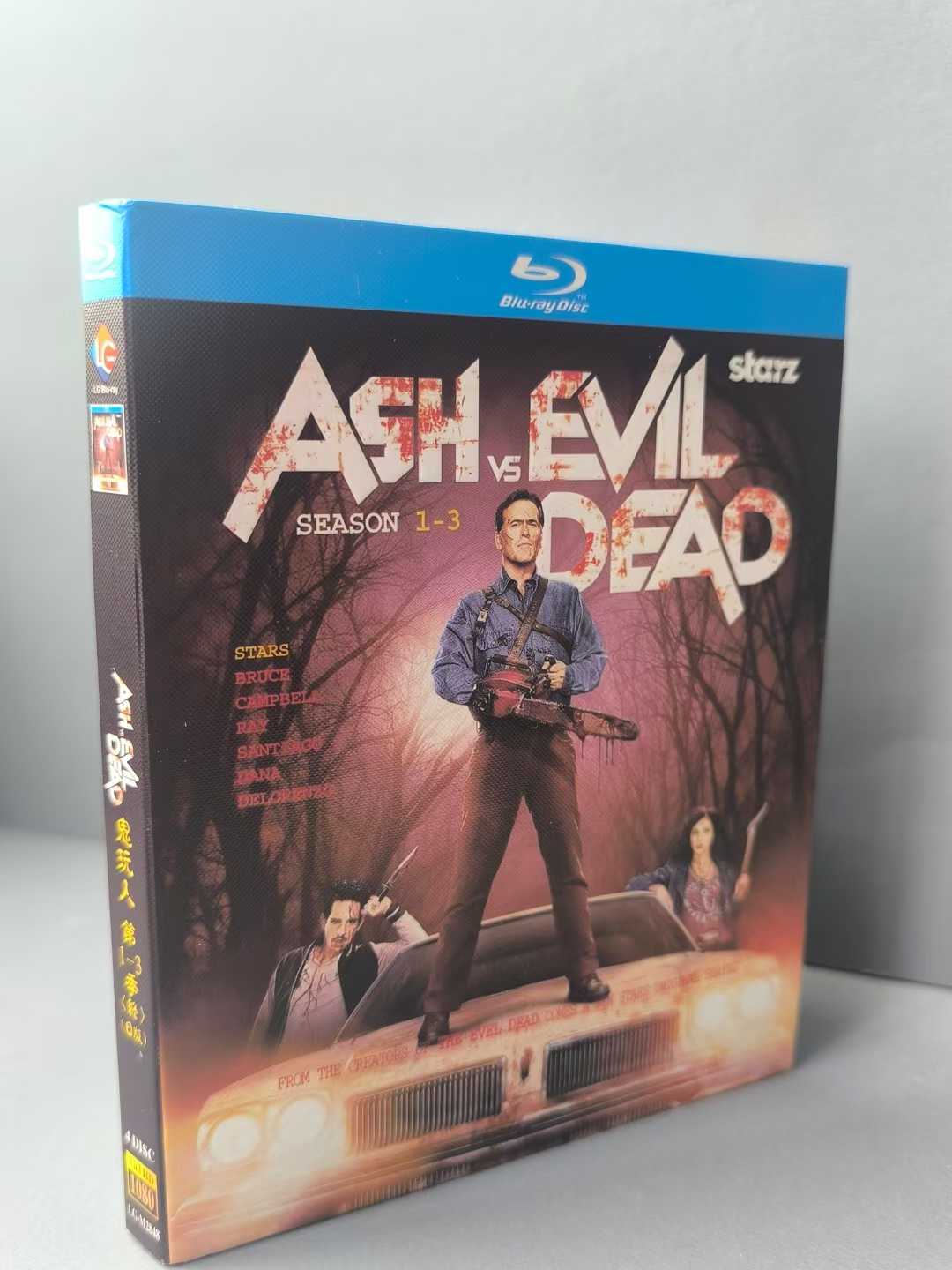 Ash vs. Evil Dead Season (1-3) 4-Disc All RegionPlay Seal Box NEW Blu-ray