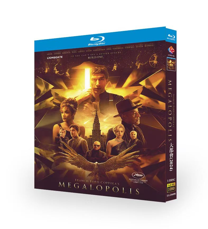Megalopolis:2024 1-Disc All RegionPlay Seal Box NEW Blu-ray