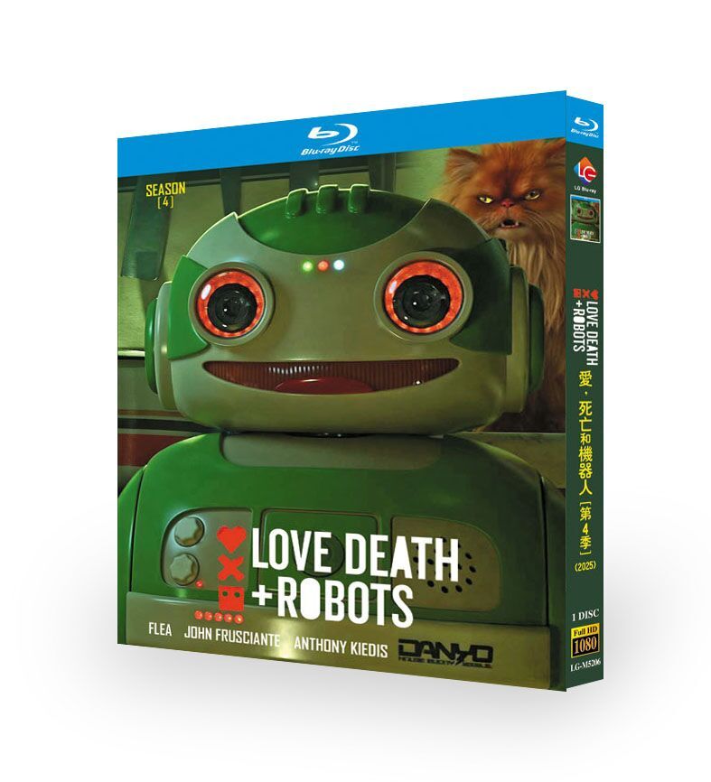 Love Death & Robots Season 4 (2025) 1-Disc All RegionPlay Seal Box NEW Blu-ray