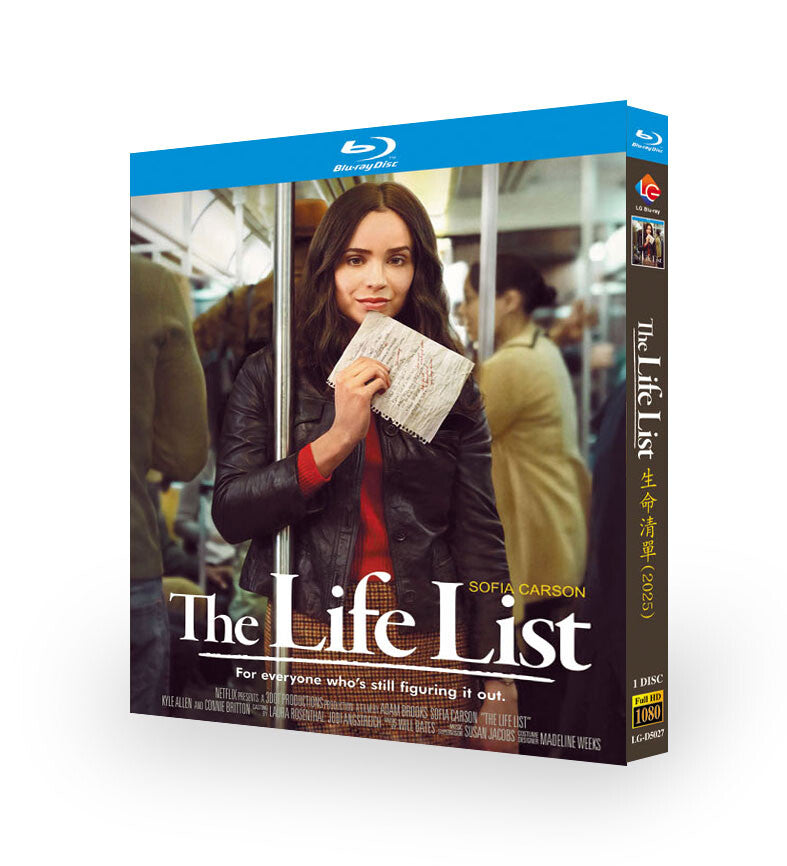 The Life List (2025) 1-Disc All RegionPlay Seal Box NEW Blu-ray