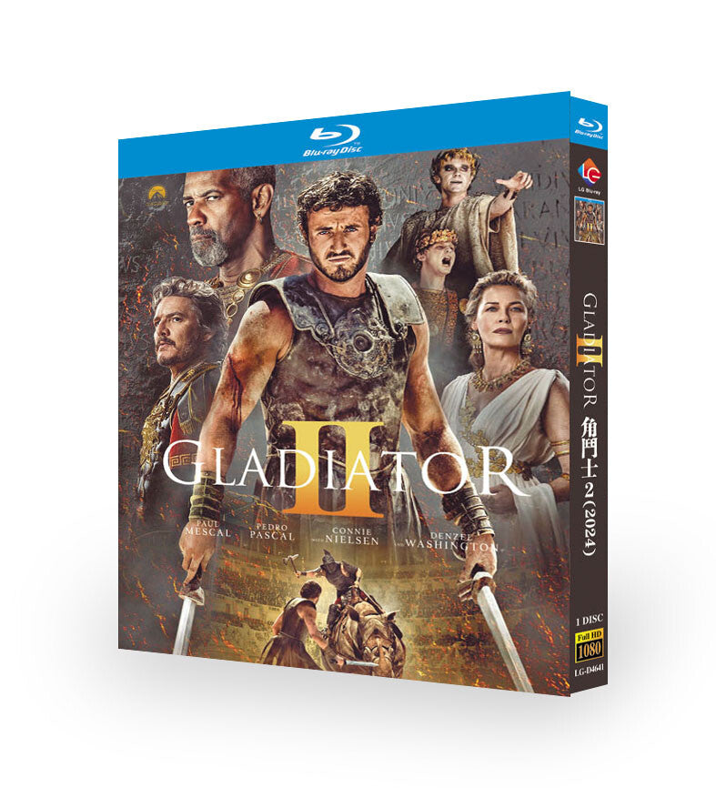 Gladiator II:2024 1-Disc All RegionPlay Seal Box NEW Blu-ray