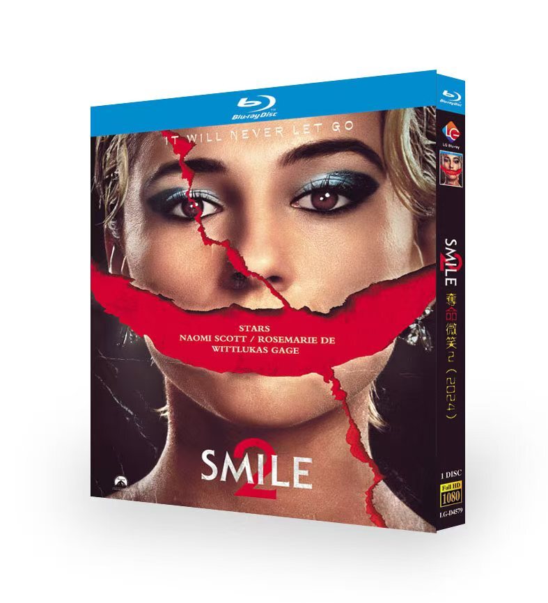 Smile 2:(2024) 1-Disc All RegionPlay Seal Box NEW Blu-ray
