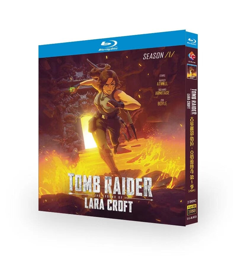 Tomb Raider: The Legend of Lara Croft: 2-Disc All RegionPlay Seal Box NEW Blu-ray