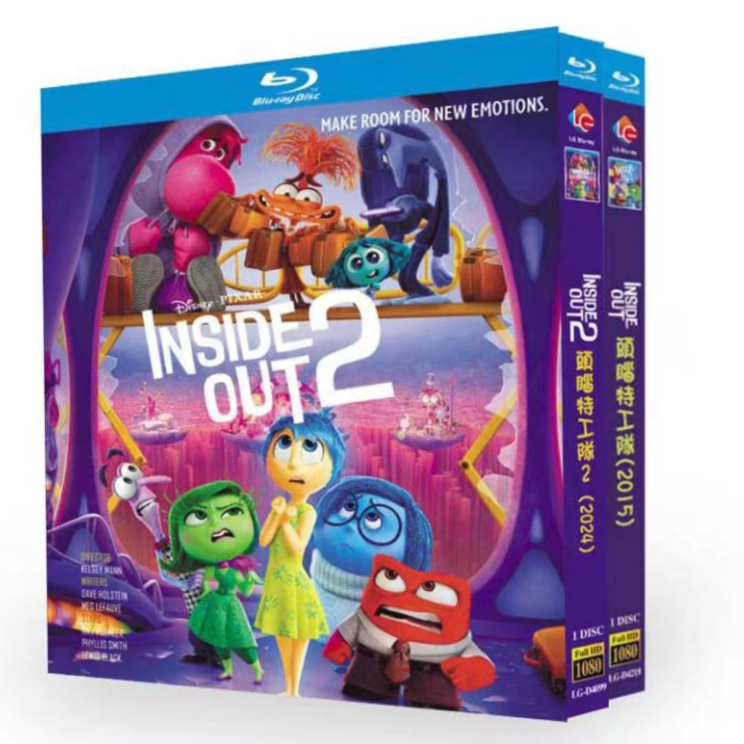 Inside Out (1+2): 2-Disc All RegionPlay Seal Box NEW Blu-ray