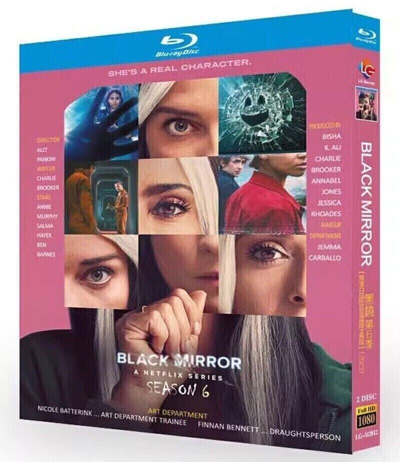 Black Mirror:Season 6 2-Disc All RegionPlay Seal Box NEW Blu-ray