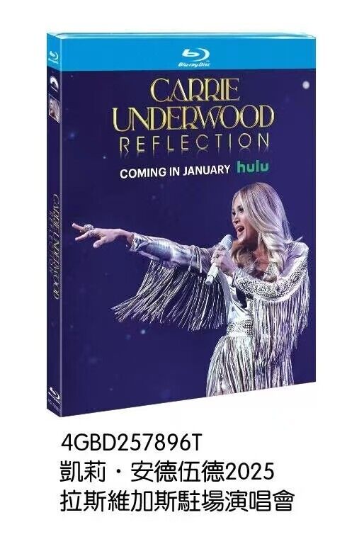 CARRIE UNDERWOOD Live From Las Vegas (2025) 1-Disc All RegionPlay Seal Box NEW Blu-ray