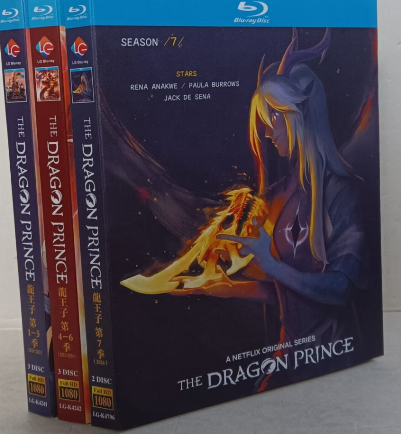 The Dragon Prince:Season (1-7) 8-Disc All RegionPlay Seal Box NEW Blu-ray