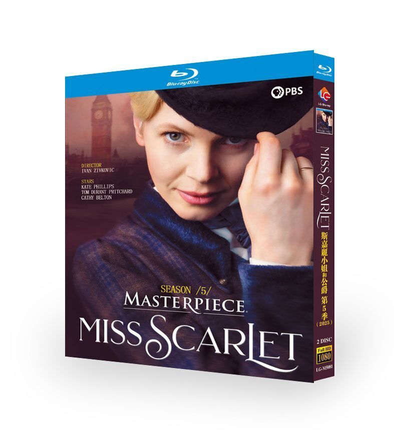 Miss Scarlet: Season 5 (2025) 2-Disc All RegionPlay Seal Box NEW Blu-ray